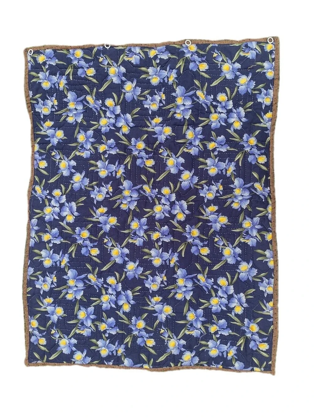 Handmade Quilted Wall Hanging Floral Patchwork Cottagecore Country Decor 34x26